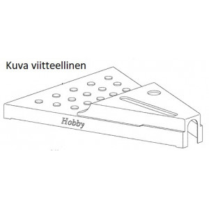 AISAKOTELO 230CM VAUNUUN, HOPEA